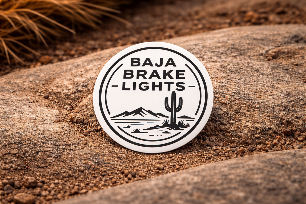 Baja Brake Lights Sticker