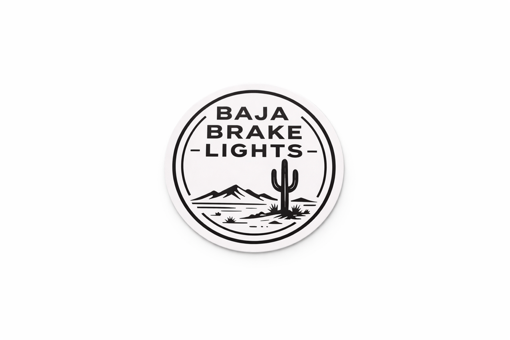 Baja Brake Lights Sticker