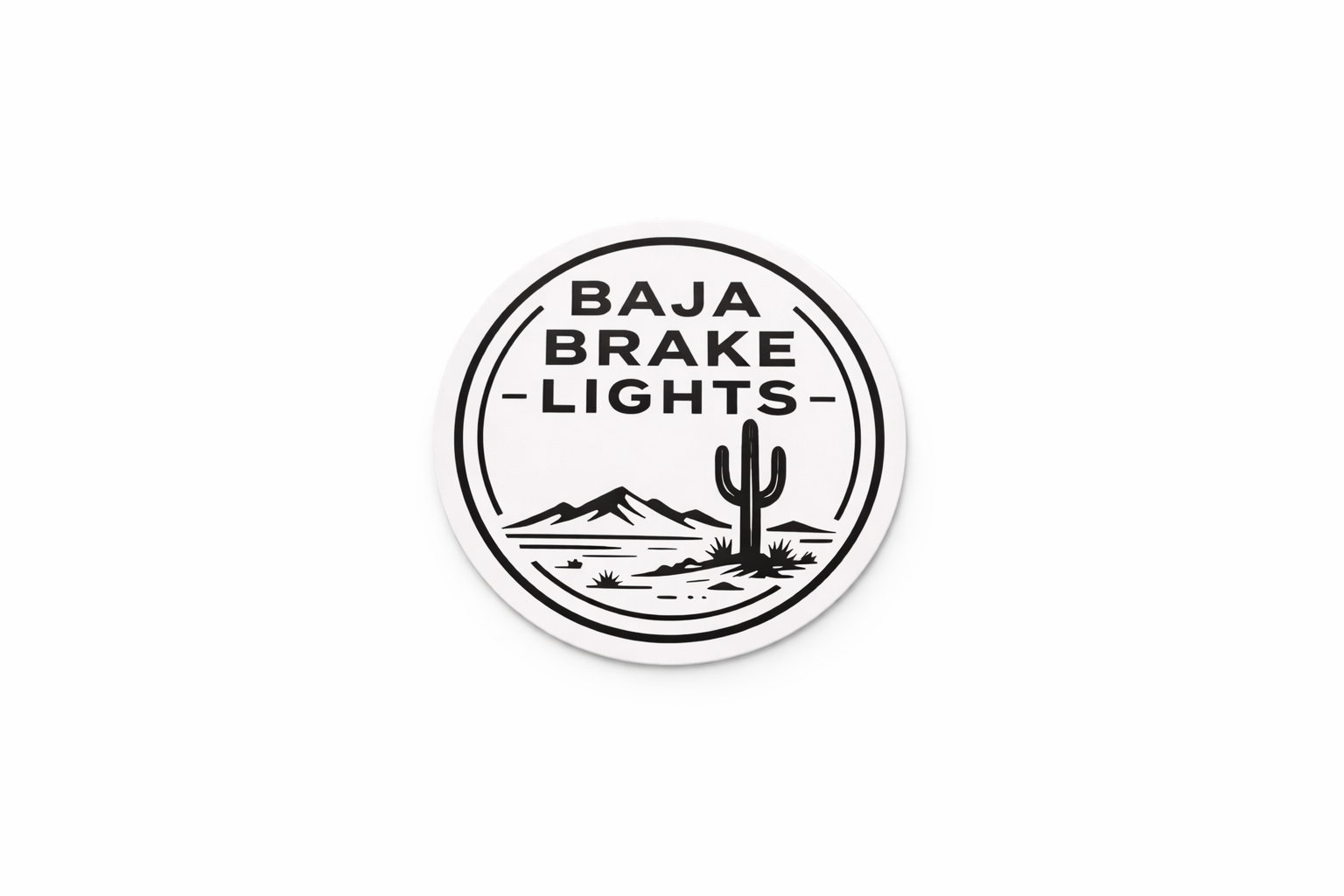 Baja Brake Lights Sticker